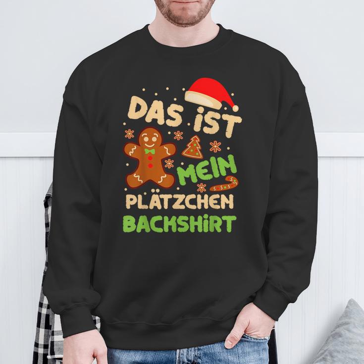 Das Ist Mein Plätzchen Back Outfit Christmas Sweatshirt Geschenke für alte Männer