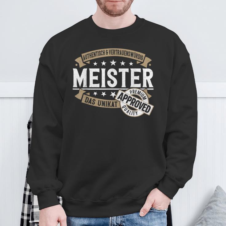 Das Unikat Meisterstück Bestanden The Unique Master S Sweatshirt Geschenke für alte Männer