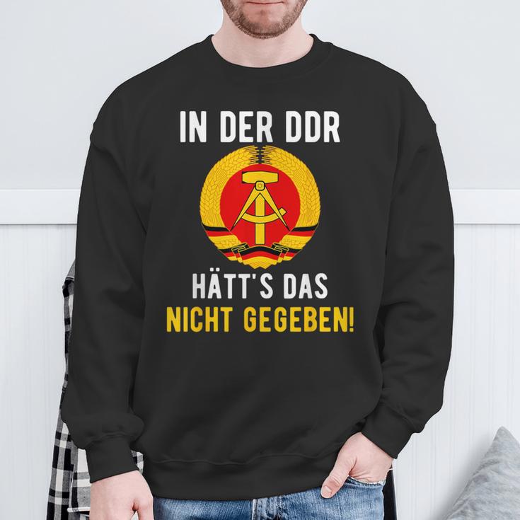 Ddr Ossi In Ddr Nicht Gegeben East Germany S Sweatshirt Geschenke für alte Männer