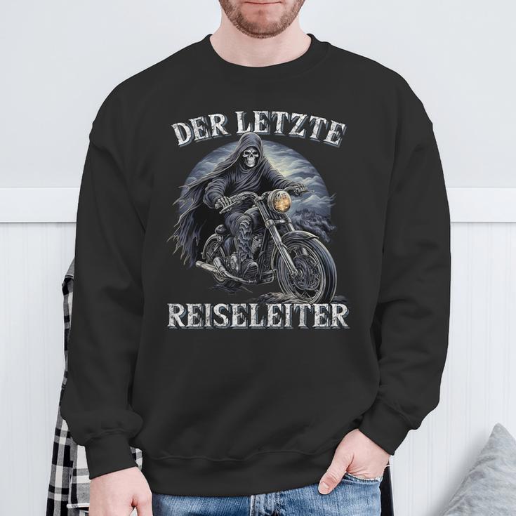 Der Letzte Reiseleiter Biker Motorrad Sweatshirt Geschenke für alte Männer