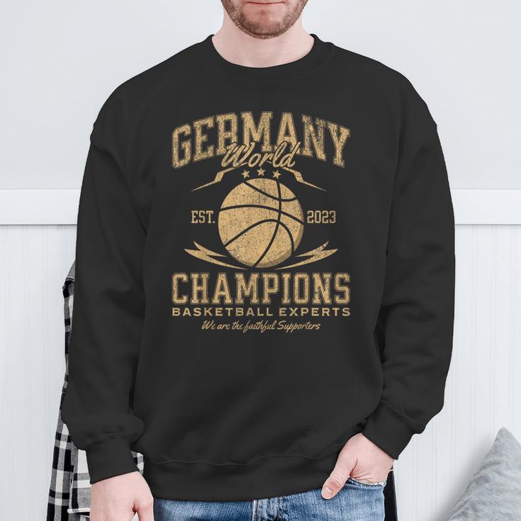 Deutschland Basketball Weltmeister 2023 Basketball Team Sweatshirt Geschenke für alte Männer