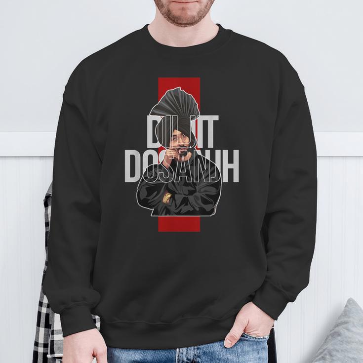 Diljit Dosanjh Punjabi Singer Desi Clothing Punjabi Sweatshirt Geschenke für alte Männer