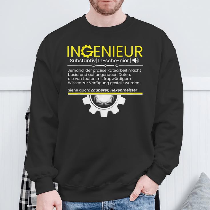 Dipl Ing Engineer Ingenieur Definition Sweatshirt Geschenke für alte Männer