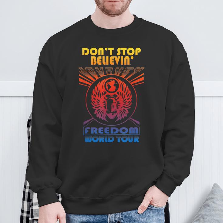 Don't Stop Believin' Freedom Sweatshirt Geschenke für alte Männer