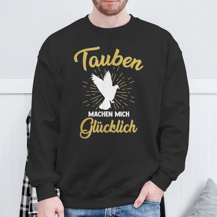 Doves Make Mich Glücklich Pigeonbreeder Sweatshirt Geschenke für alte Männer