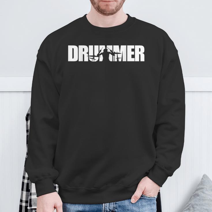 Drummer Drummer Sweatshirt Geschenke für alte Männer