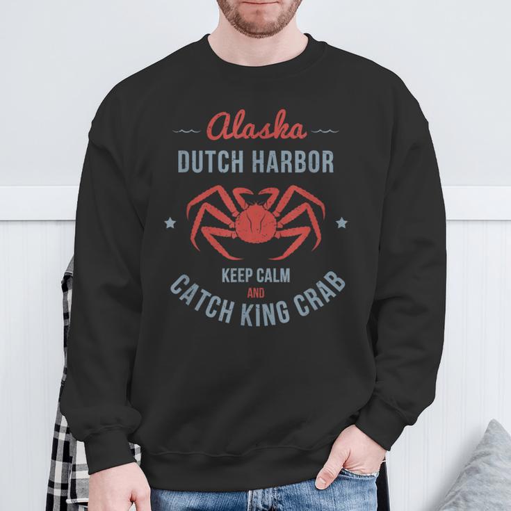 Dutch Harbor Alaska King Crab Sweatshirt Geschenke für alte Männer