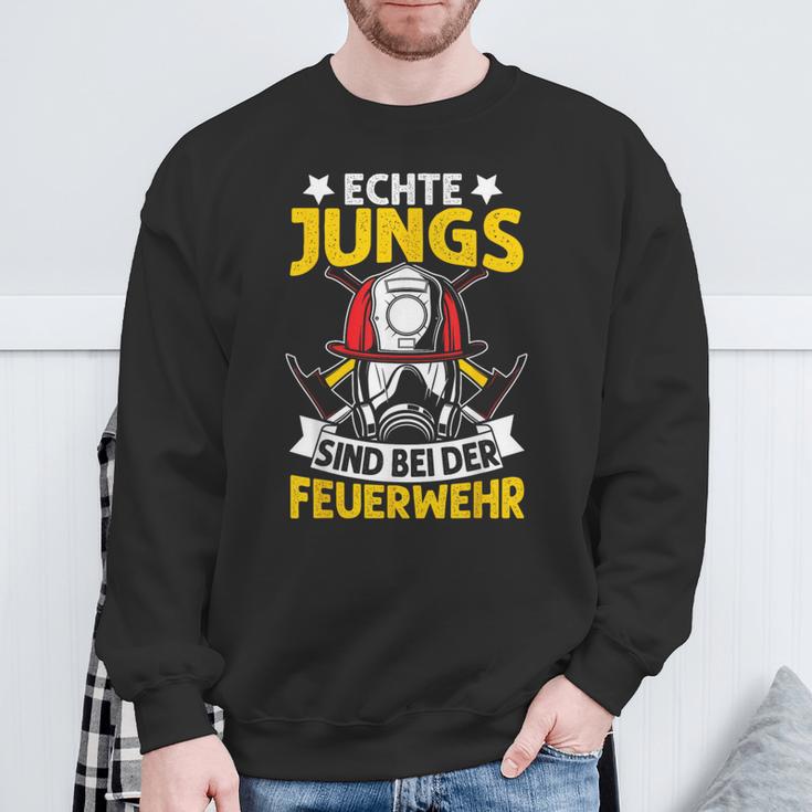 Echte Jungs Sind Feuerwehr Sweatshirt Geschenke für alte Männer