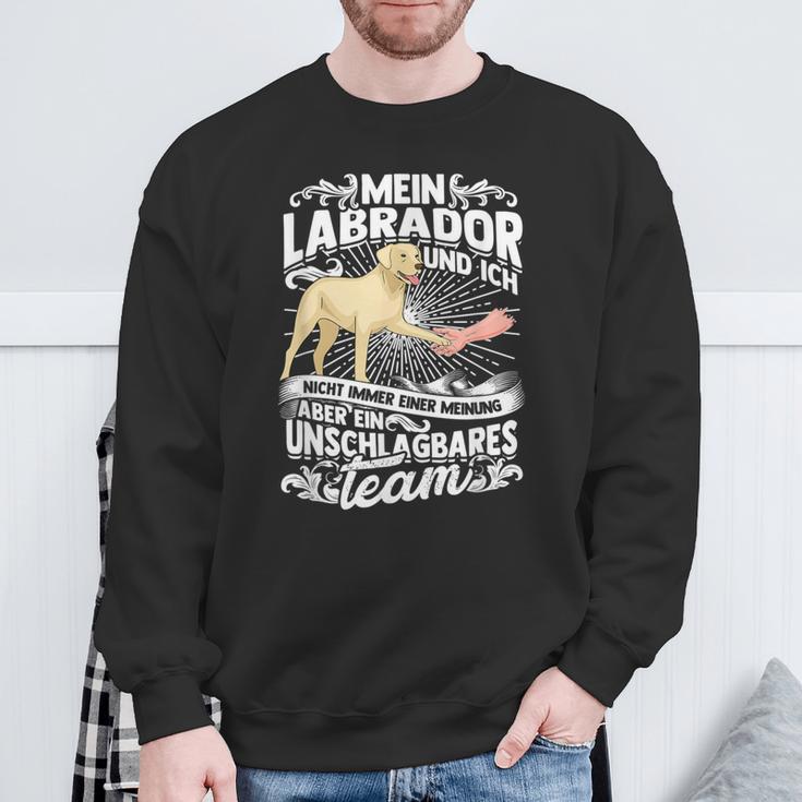 Ein Unbeatable Team Labbi Dog Holder Labrador Sweatshirt Geschenke für alte Männer