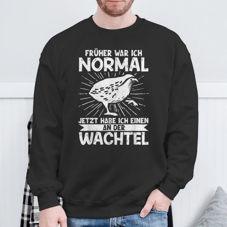 Einen An Der Quail Quail Breeder Quail Whisperer Sweatshirt Geschenke für alte Männer