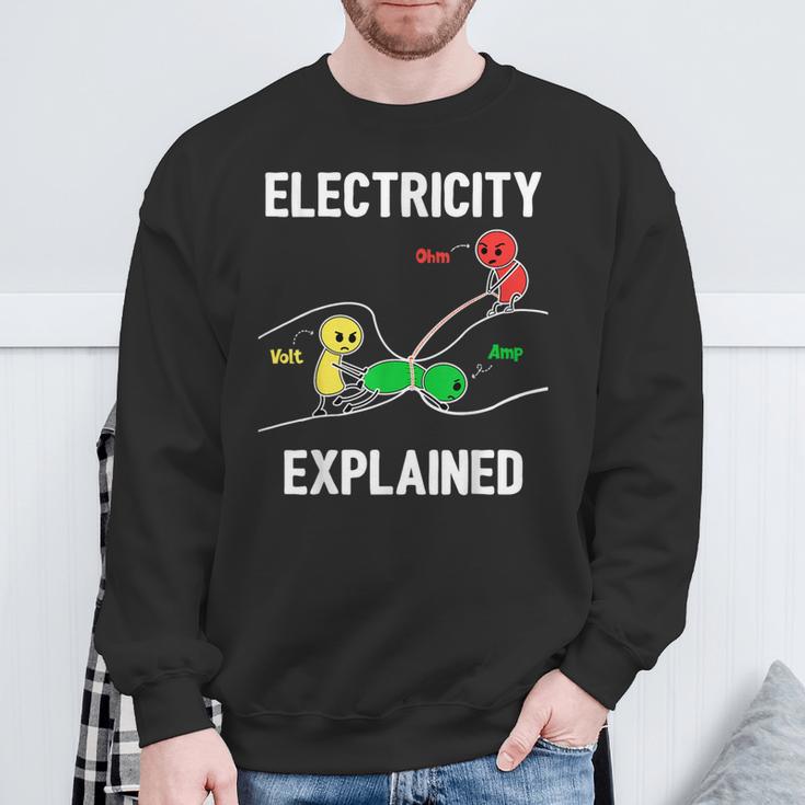 Electrician Ohmolt Amp Electrician Sweatshirt Geschenke für alte Männer