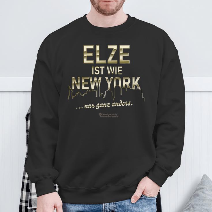 Elze Ist Wie New York Nur Ganz Anders Elze Sweatshirt Geschenke für alte Männer