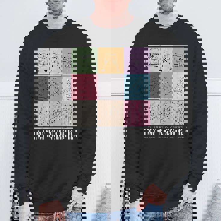 In My Engaged Era Retro Bride Wedding Engagement Sweatshirt Gifts for Old Men