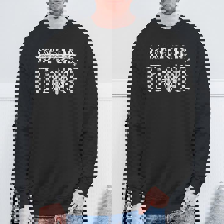 Engagement Boyfriend Fiance Married Man Wedding Sweatshirt Gifts for Old Men
