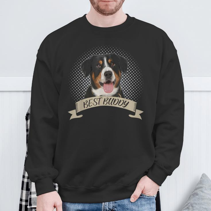 Entlebucher Mountain Dog Best Friend Sweatshirt Geschenke für alte Männer