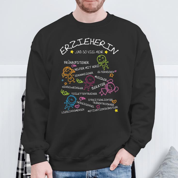 Erzieherin Und Soiel Mehr S Sweatshirt Geschenke für alte Männer