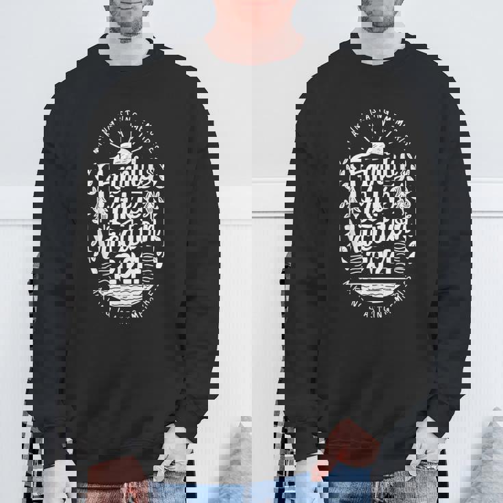 Family Lake Trip Vacation 2024 Family Reunion Summer Squad Sweatshirt Gifts for Old Men