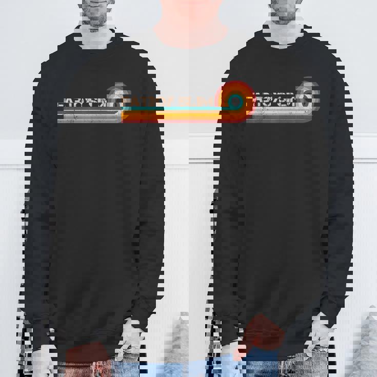 Fatboy Slim Retro Stripes Musician Vintage Sweatshirt Gifts for Old Men