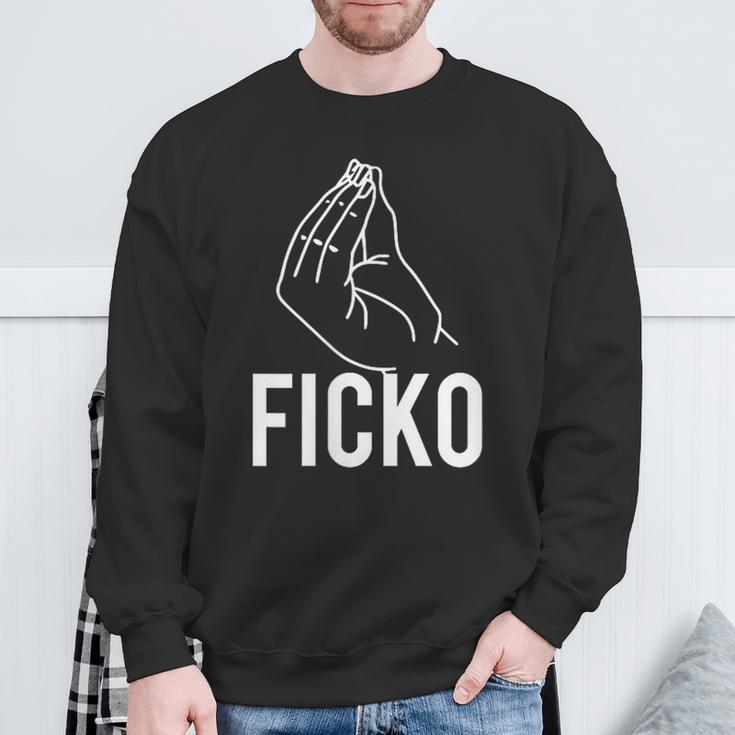 Ficko Hand Sign Italian Gesture Sweatshirt Geschenke für alte Männer