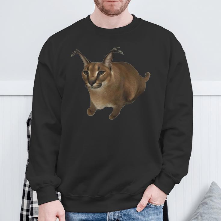 Floppa-Meme Sweatshirt Geschenke für alte Männer