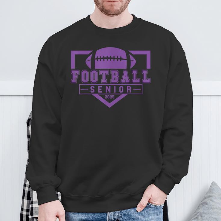 Football Senior Night Football Senior 2025 Graduation 36 Sweatshirt Gifts for Old Men