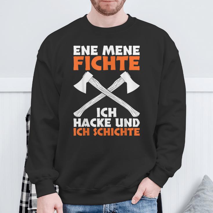 Forstwirt Holz Machen Lumberjack Sayings Sweatshirt Geschenke für alte Männer