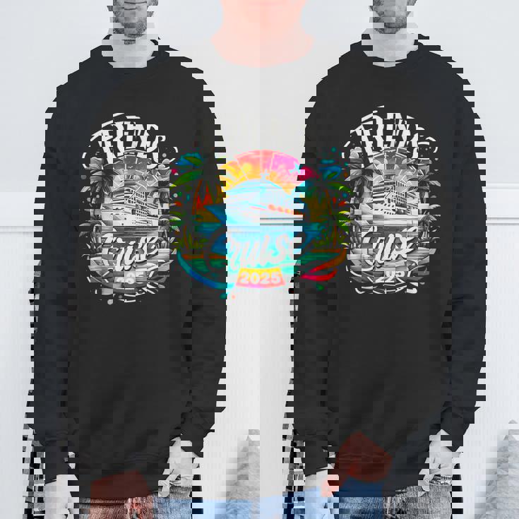 Friends Cruise 2025 Cruise Squad 2025 Friend Group Sweatshirt Gifts for Old Men