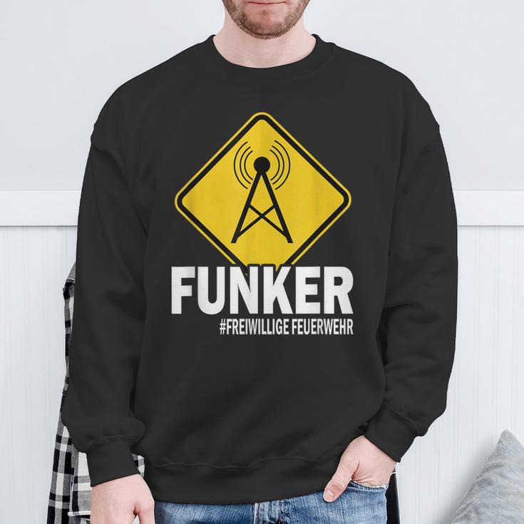 Funker Sayings Funkeroluntige Fire Brigade Sweatshirt Geschenke für alte Männer