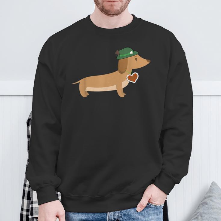 Bavarian Dachshund Oktoberfest Dachshund S Sweatshirt Geschenke für alte Männer