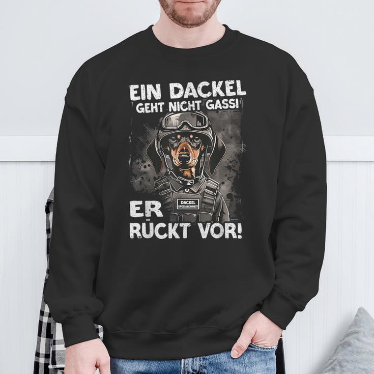 Dachshund Ein Dackel Geht Nicht Gassi Er Rücktor Ein Dachshund Sweatshirt Geschenke für alte Männer