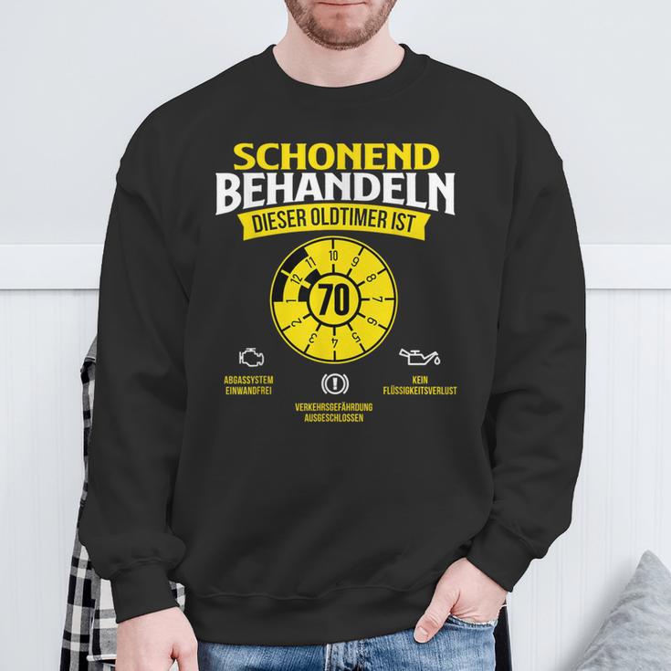 Dieser Oldtimer Ist 70 Jahre Birthday Sweatshirt Geschenke für alte Männer