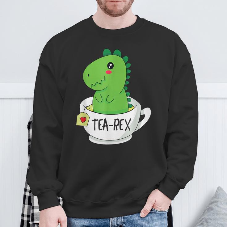 Dino Tea-Rex Sweatshirt Geschenke für alte Männer