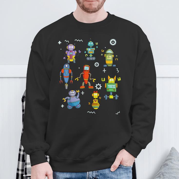 Engineer Robotics Robot Technology Sweatshirt Geschenke für alte Männer