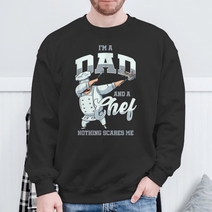 Father And Koch Nichts Macht Mir Angst Cook Chef Sweatshirt Geschenke für alte Männer