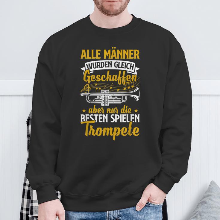 Musician Die Beste Spielen Trumpet Sweatshirt Geschenke für alte Männer