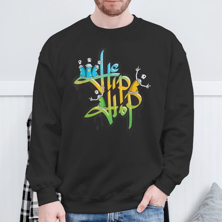 Old School Hip Hop 90S Graffiti Old School Sweatshirt Geschenke für alte Männer