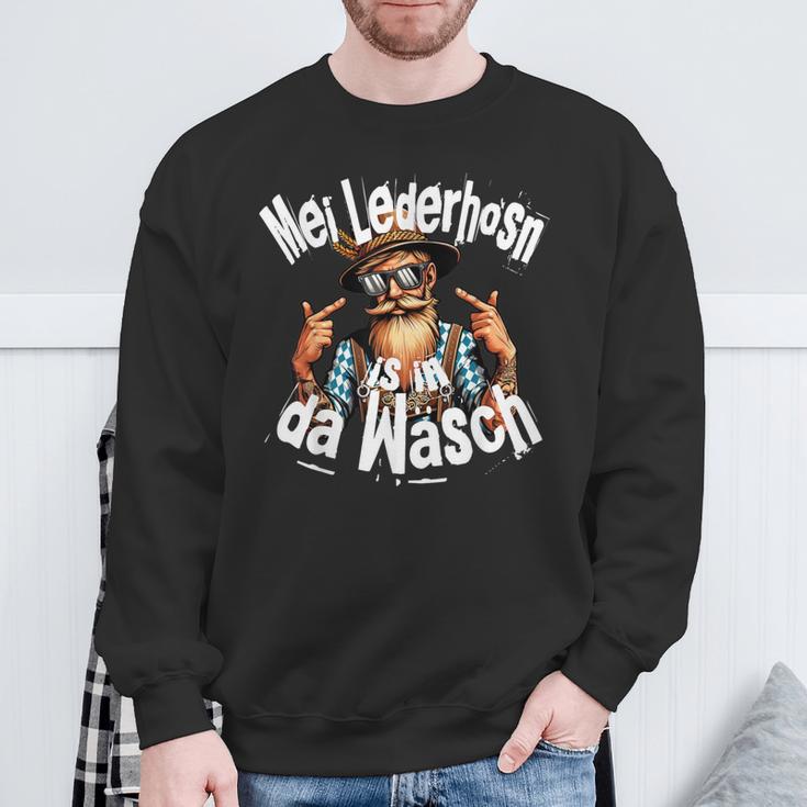 Saying Motif Mr Replacement Costume Lederhosen In Der Wäsche Sweatshirt Geschenke für alte Männer