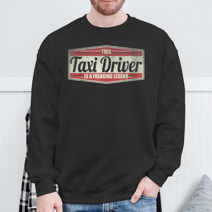 Sayingintage Taxi Driver Sweatshirt Geschenke für alte Männer