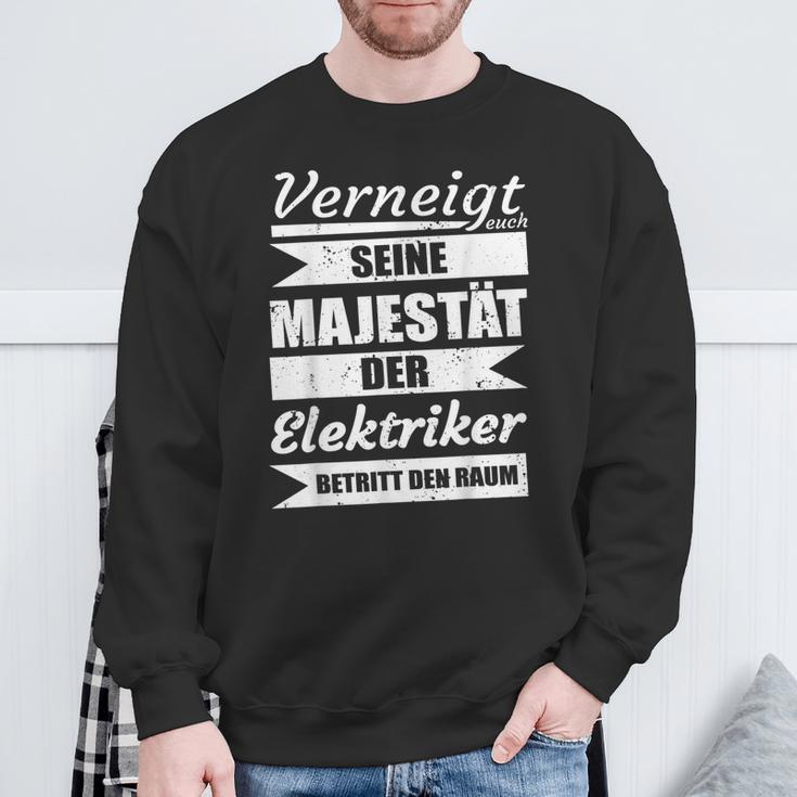 Sayings Seeine Majestät Der Elektrokerker Sweatshirt Geschenke für alte Männer