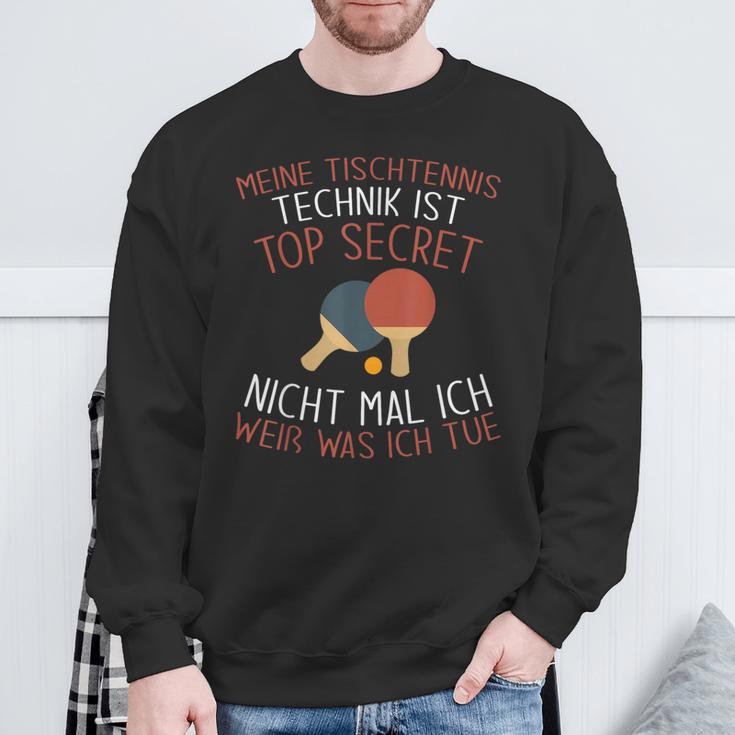 Table Tennis Player My Table Tennis Technique Sweatshirt Geschenke für alte Männer