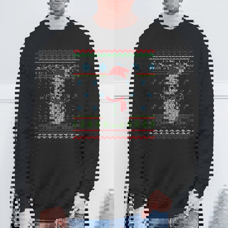 Usa Soccer Ugly Christmas Sweater Football Snowmen Sweatshirt Gifts for Old Men