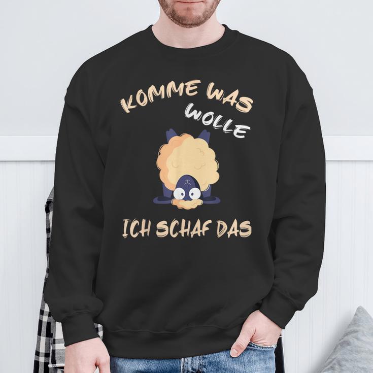 Word Game With Sheep Komme Was Wolle Ich Schaf Das Sweatshirt Geschenke für alte Männer