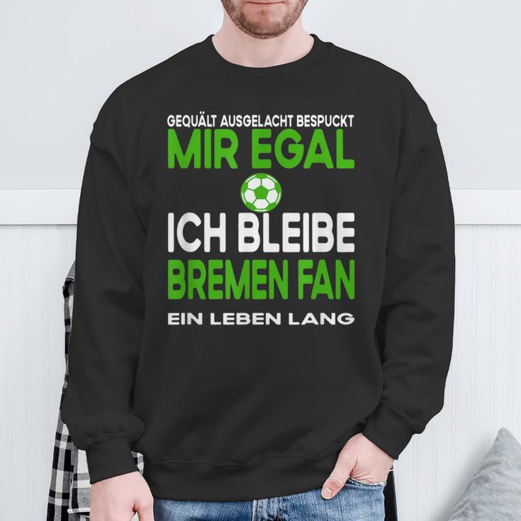 Fußball Fußballfan Aus Bremen Sport Hobbyerein Casual Sweatshirt Geschenke für alte Männer