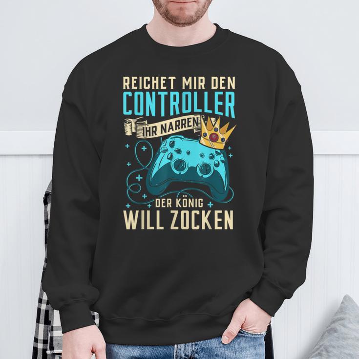 Gambling Gaming Controller Gamer Rpg Sweatshirt Geschenke für alte Männer