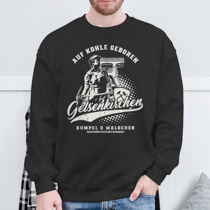 Gelsenkirchen Auf Kohle Geboren S Sweatshirt Geschenke für alte Männer