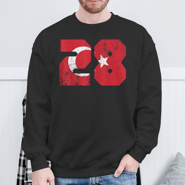 Giresun 28 Memleket Turkey Flag Idea Sweatshirt Geschenke für alte Männer