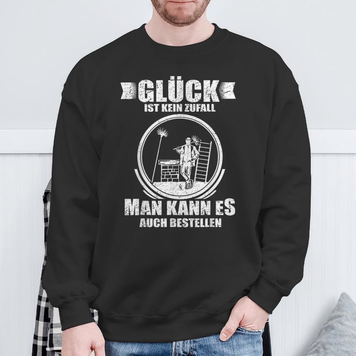 Glück Ist Kein Randall Man Kann Es Auch Bestellen Sweatshirt Geschenke für alte Männer