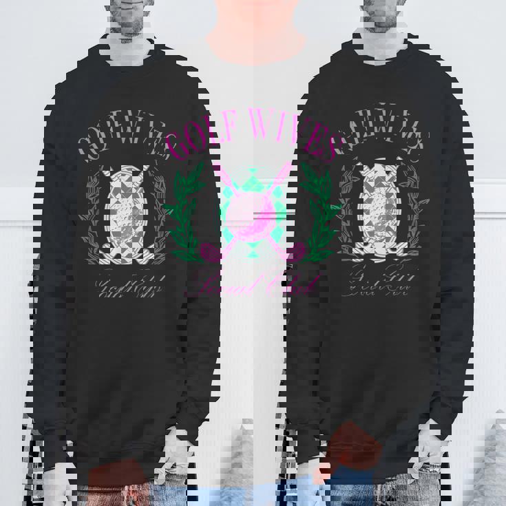 Golf Wives Social Club Golf Babe Cocktail Club Sweatshirt Gifts for Old Men