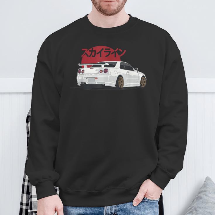 Gt Or 34 Jdm Skyline Sweatshirt Geschenke für alte Männer