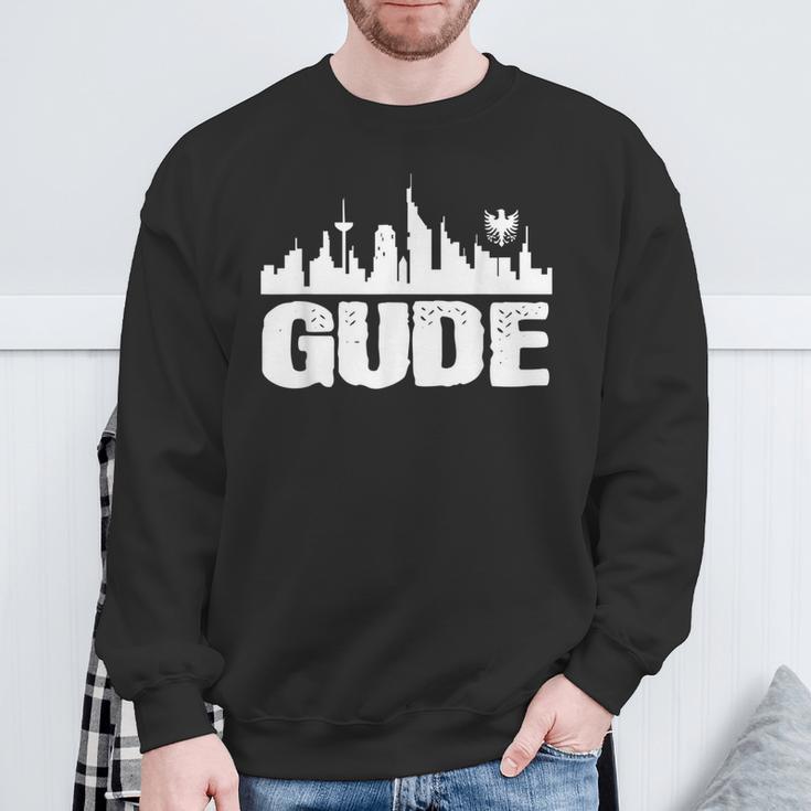 Gude Hessian Sayings Words Frankfurt Hessentag Sweatshirt Geschenke für alte Männer